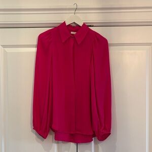 A.L.C. Vibrant Pink Blouse
